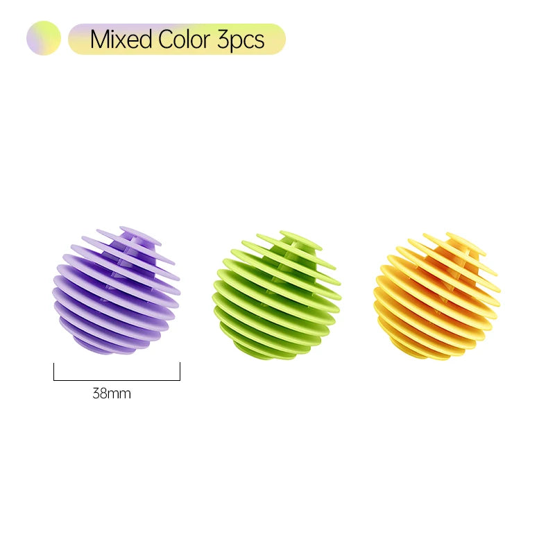 Bola de Lavanderia Silicone Reutilizável (Tira Pelos e Fiapos)