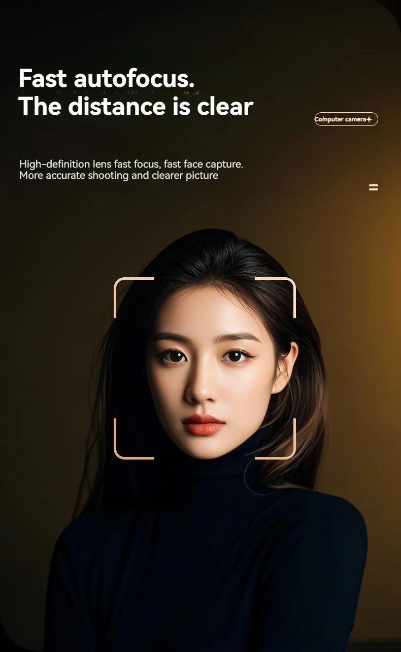 Webcam Xiaomi Q27 (4K/2K/1080p) com Microfone e Foco Automático