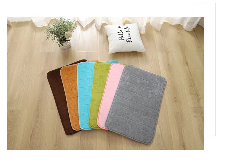 Tapete de Banheiro Macio Espuma de Memória (Alta Absorção)