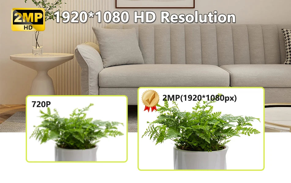 Câmera de Segurança Interna Wifi com Rastreamento Automático (2.4G e 5G)