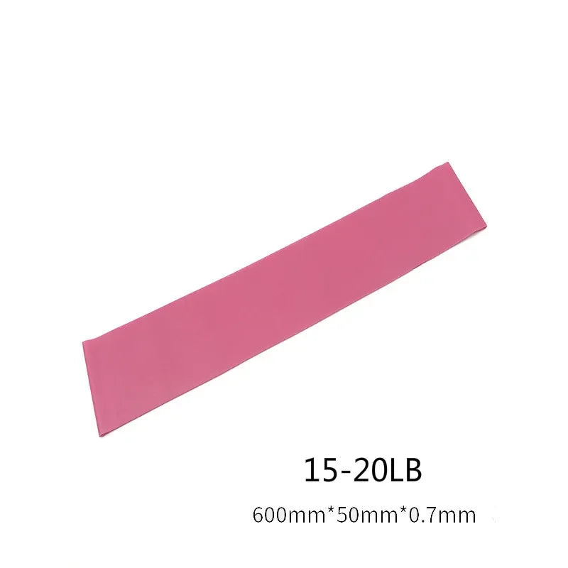 Kit 2 Faixas Elásticas Mini Band para Treino Funcional