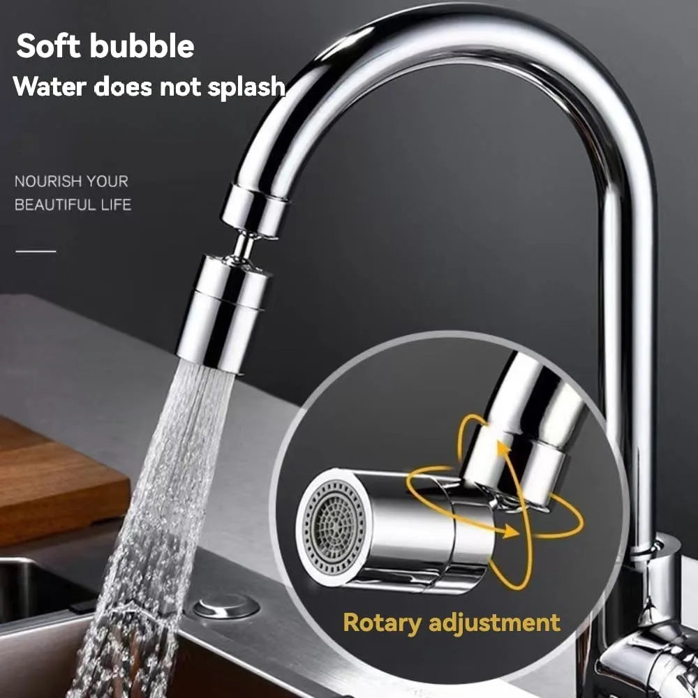Bico Aerador de Torneira Giratório 360° com 2 Modos de Jato