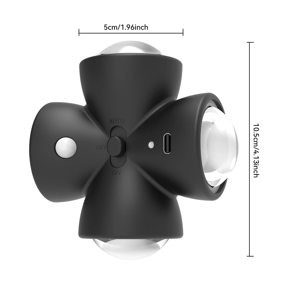 Luminária de Parede Sem Fio com Sensor de Presença (Recarregável USB)