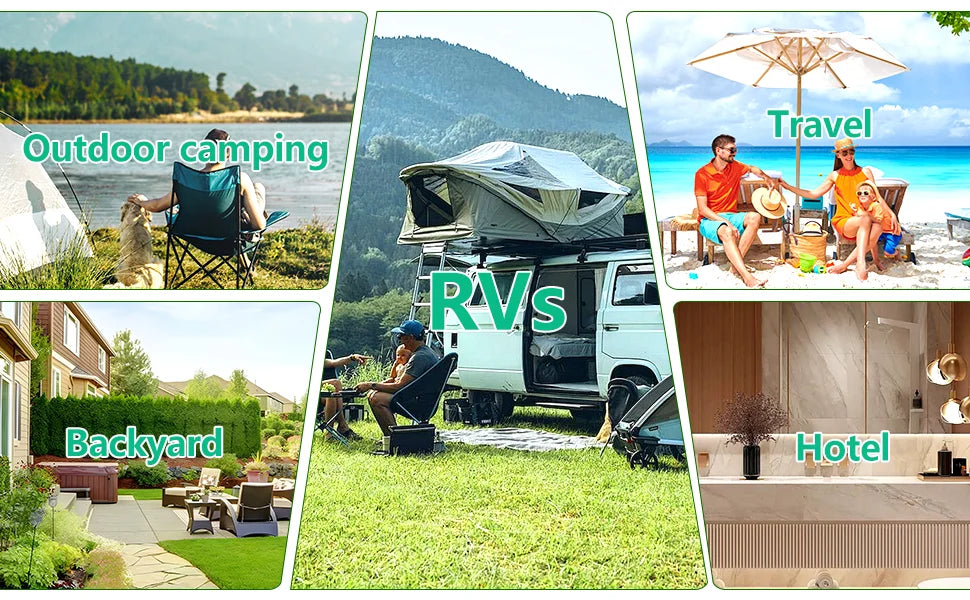 Varal Portátil Retrátil para Viagem e Camping (10 Metros)