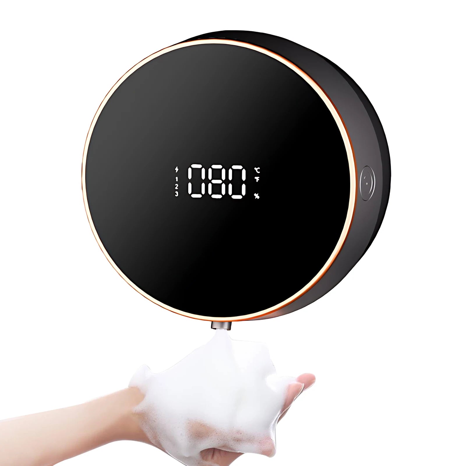 Dispenser Inteligente de Parede com Visor Digital e Sensor Automático