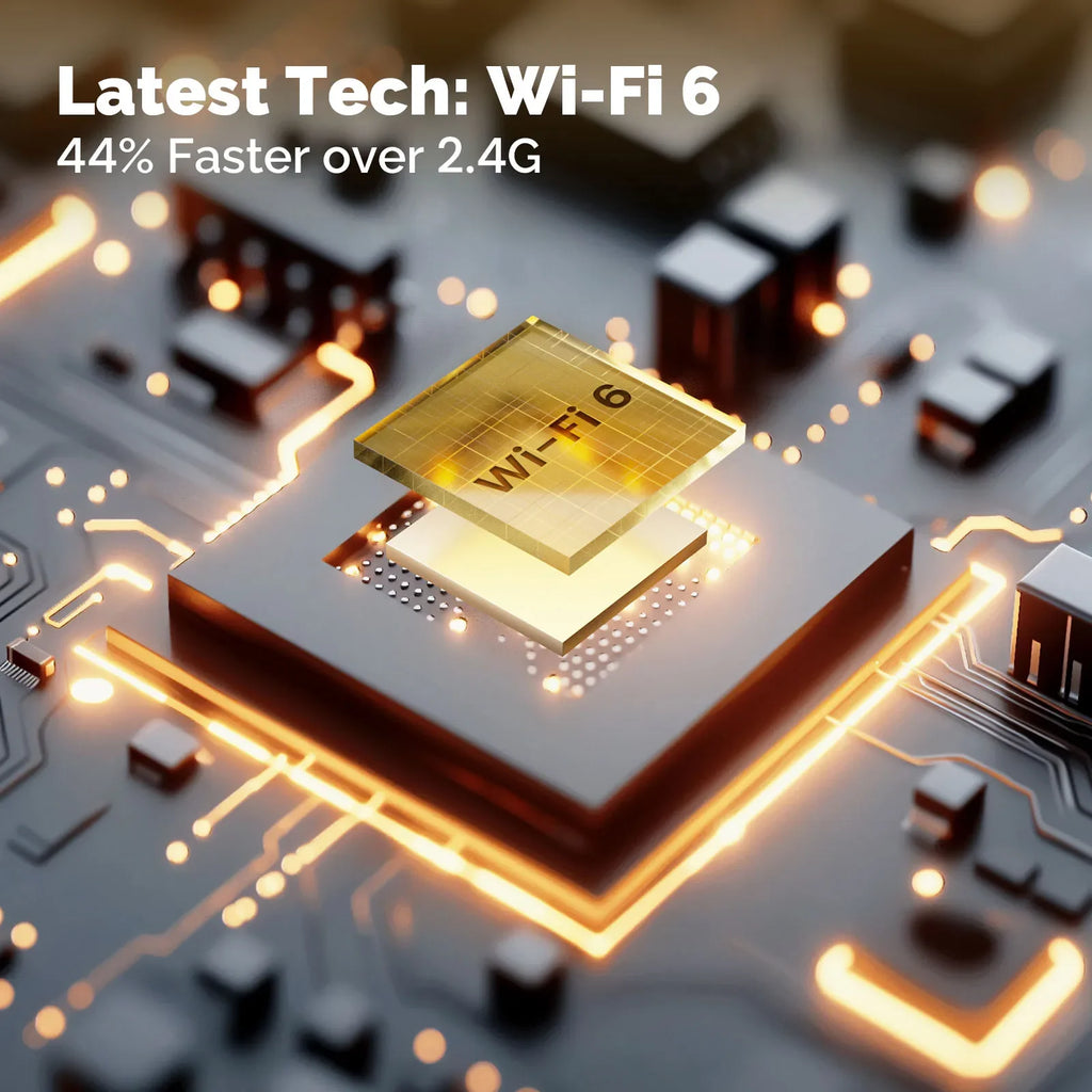 Câmera de Segurança Interna MOES Tuya com Wifi 6/2.4 e Rastreamento