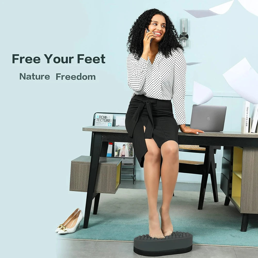 Apoio Ergonômico para Escritório com Superfície Massageadora de Silicone