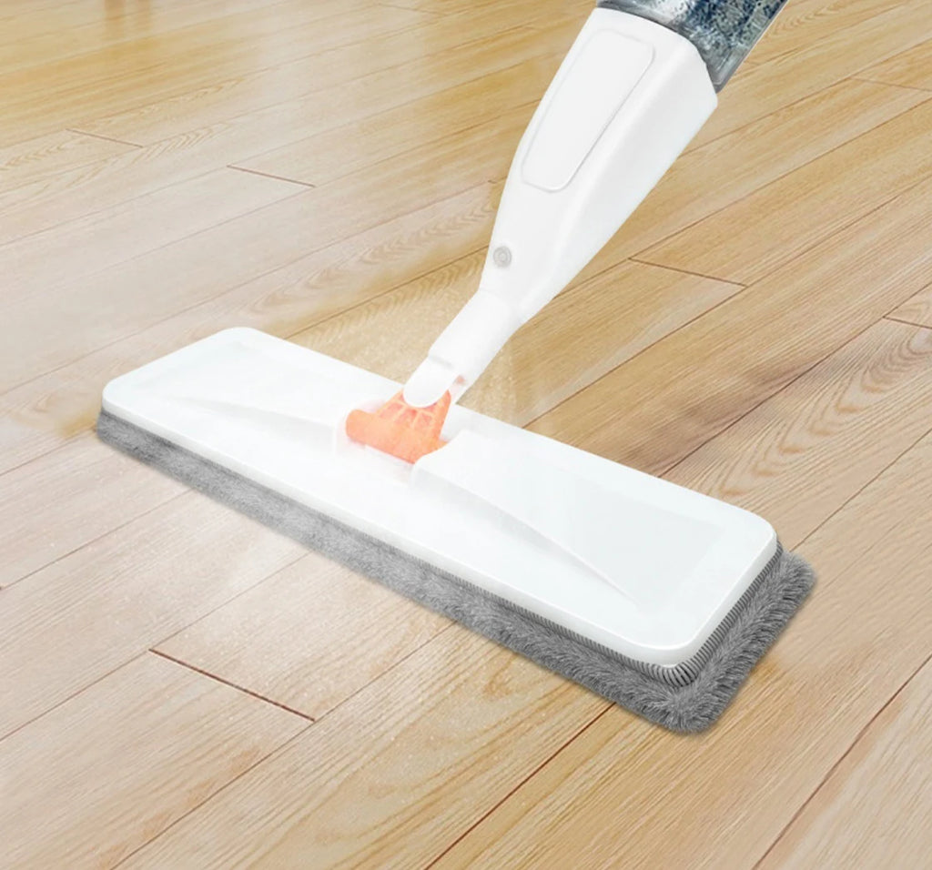 Mop Spray 360°: Limpeza Prática com Borrifador Integrado