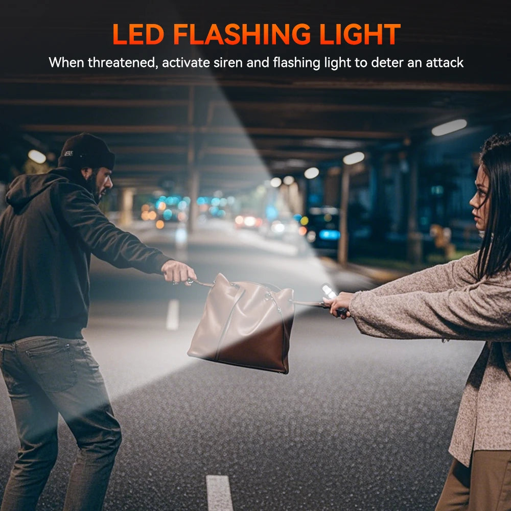 Alarme Pessoal de Defesa Awapow 130dB Recarregável com LED