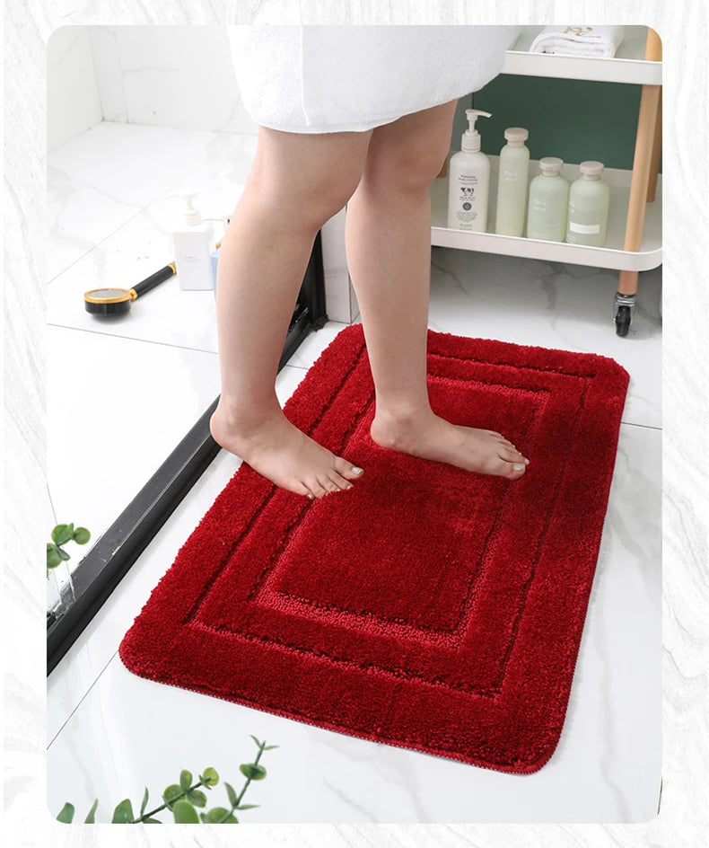 Tapete de Banheiro Super Absorvente Antiderrapante (Extra Macio)