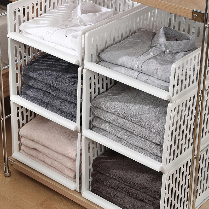 Cesto Organizador Modular para Guarda-Roupa e Closet