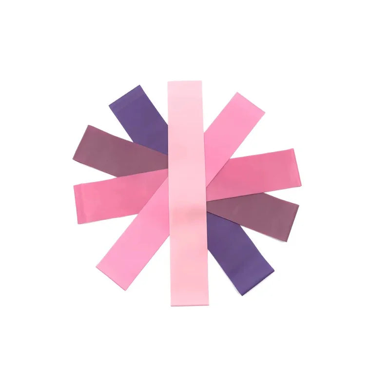 Kit 2 Faixas Elásticas Mini Band para Treino Funcional