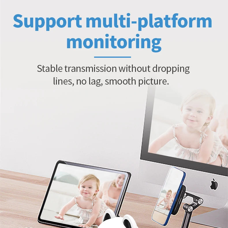 Babá Eletrônica com Câmera Wifi e Rastreamento Automático