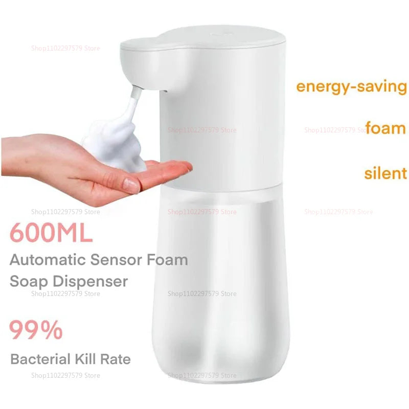 Dispenser Automático de Espuma OLOEY 350ml/600ml Recarregável USB