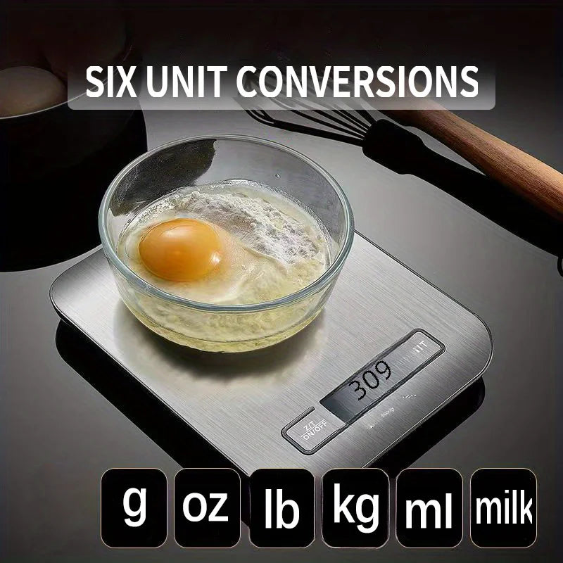 Balança Eletrônica de Cozinha: Display LCD e Capacidade de 10kg