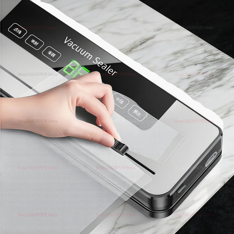 Máquina Seladora a Vácuo: Com Esterilização UV e Cortador Embutido