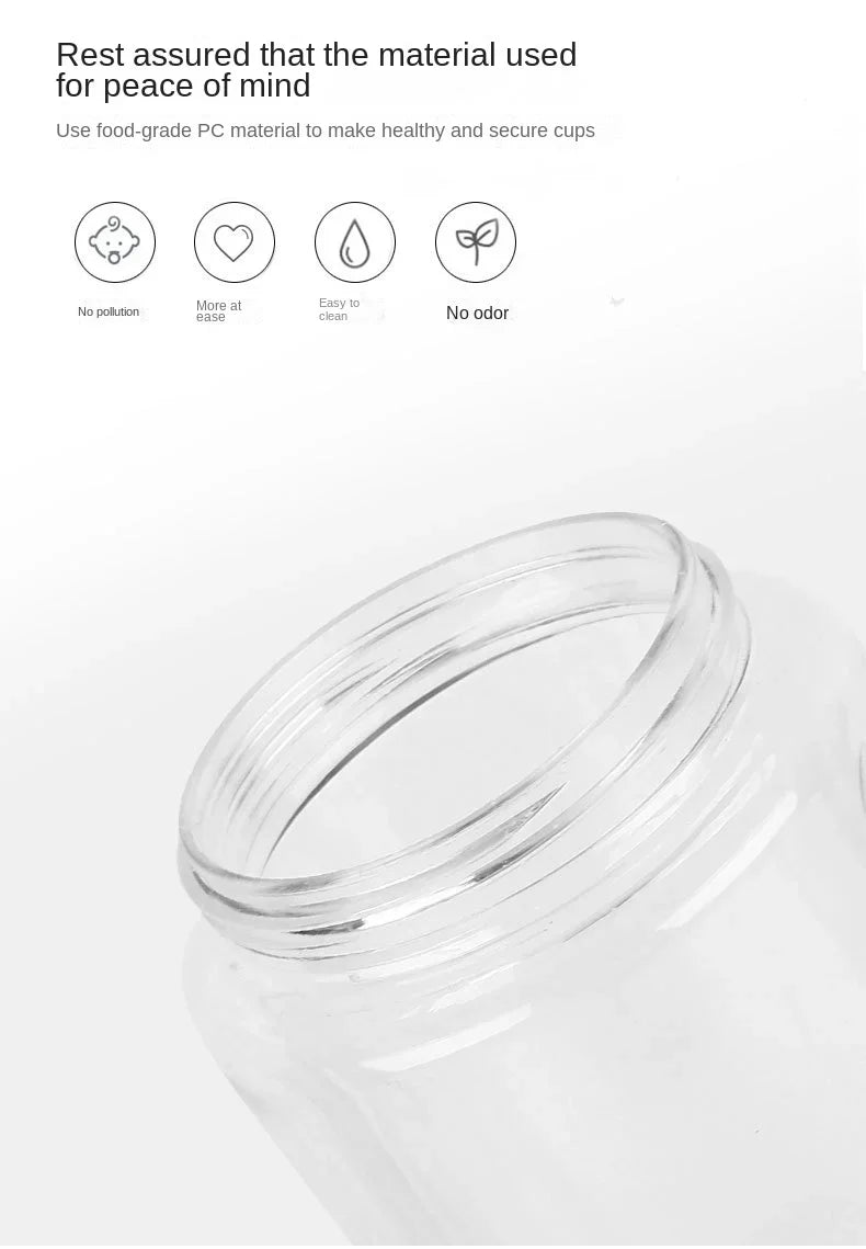 Mini Liquidificador Portátil 400ml: Recarregável USB para Smoothies e Shakes