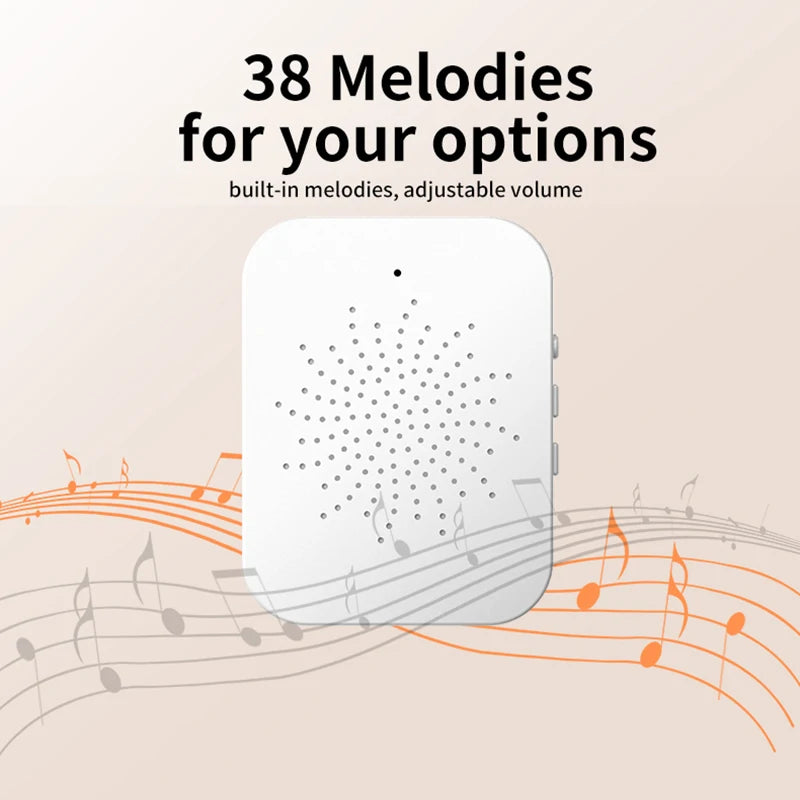 Campainha com Câmera Wifi Sem Fio 1080p (Funciona a Pilha)