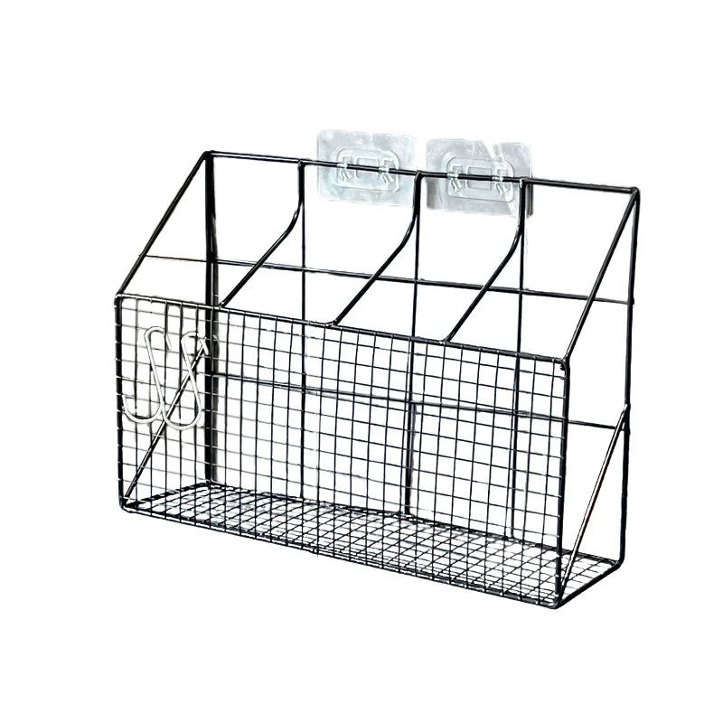 Organizador de Parede para Secador, Chapinha e Acessórios (Sem Furos)