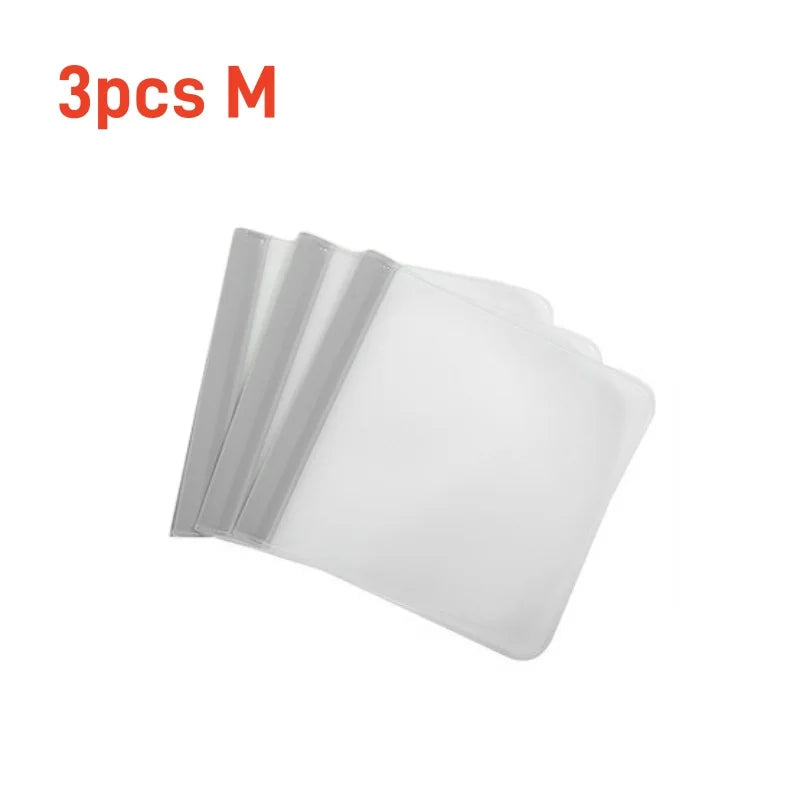 Kit Sacos de Armazenamento Reutilizáveis PEVA: (3/5/10/24 Peças)