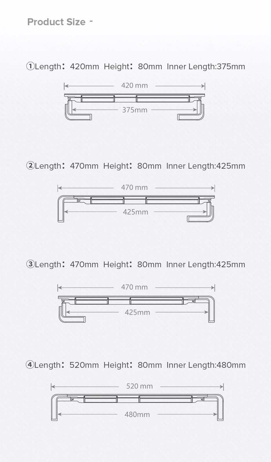 Suporte Ergonômico para Monitor e Notebook (Base de Mesa)