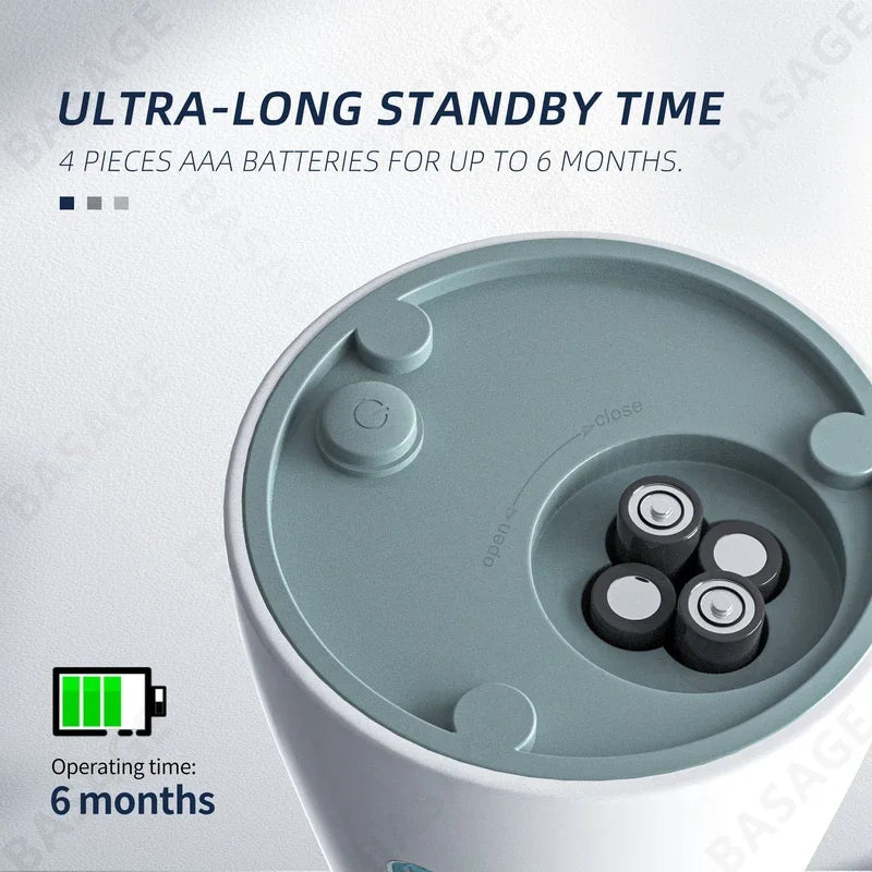 Saboneteira Automática Branca Sem Toque (Dispenser Inteligente)