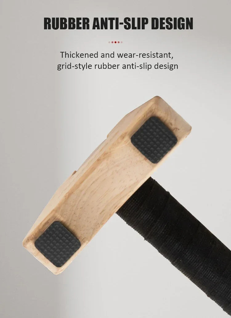 Par de Barras Paralelas de Madeira para Handstand e Flexão (Alta Resistência)