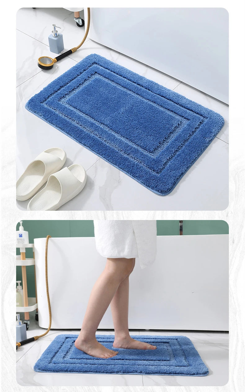 Tapete de Banheiro Super Absorvente Antiderrapante (Extra Macio)