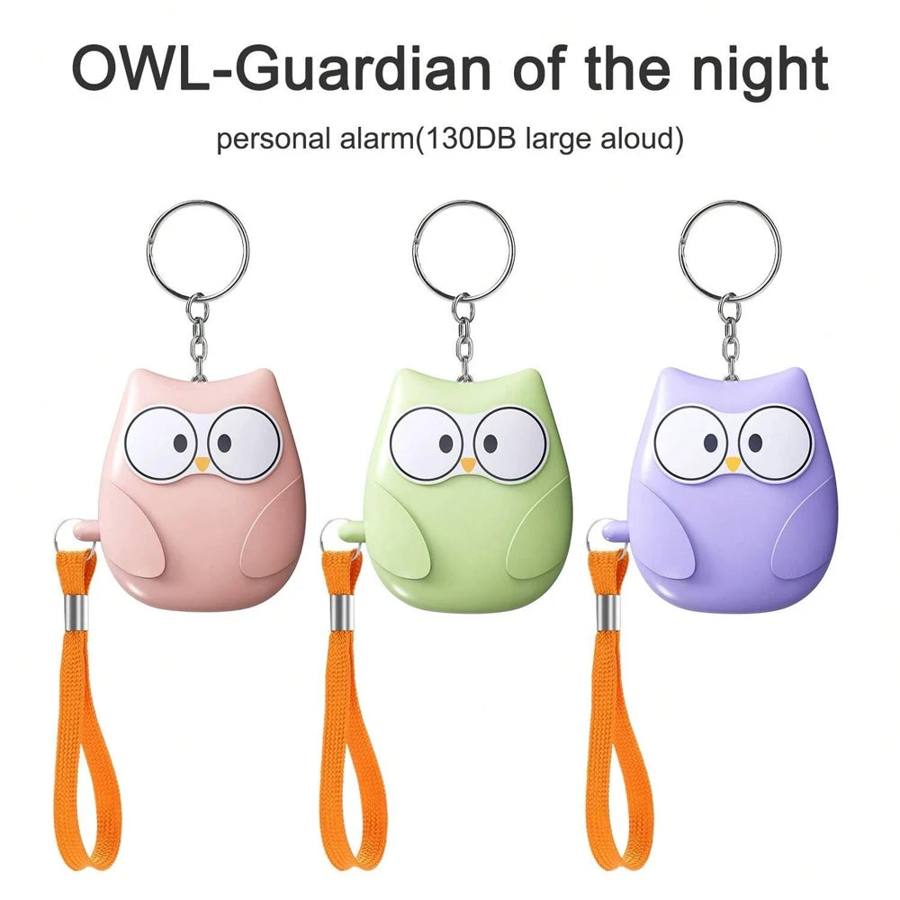 Alarme Pessoal de Segurança 130dB com Luz LED Estroboscópica