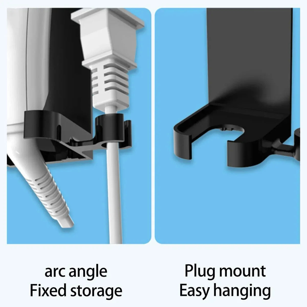 Suporte Multiuso para Acessórios de Cabelo - Instalação sem Furos