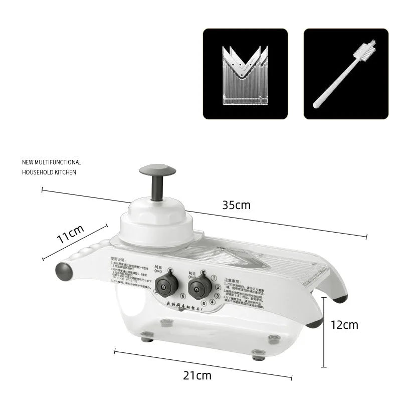 Fatiador Manual Multifuncional: Espessura Ajustável (5 Níveis)