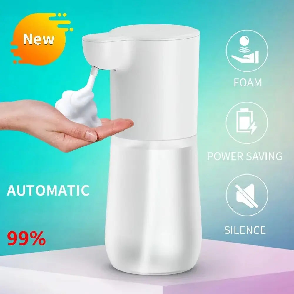 Dispenser Automático 600ml de Espuma ou Álcool com Sensor (Recarregável)