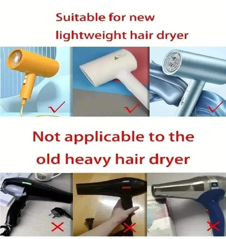 Suporte de Parede para Secador de Cabelo