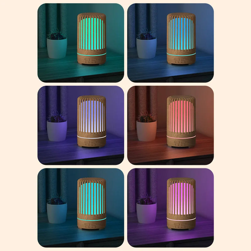 Aromatizador de Ambiente USB com 7 Cores de LED e Timer