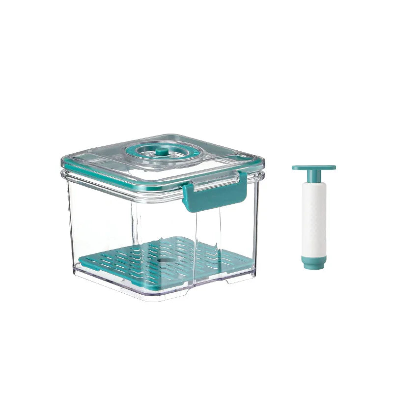 Kit Organizador de Geladeira a Vácuo para Conservar Frutas e Legumes