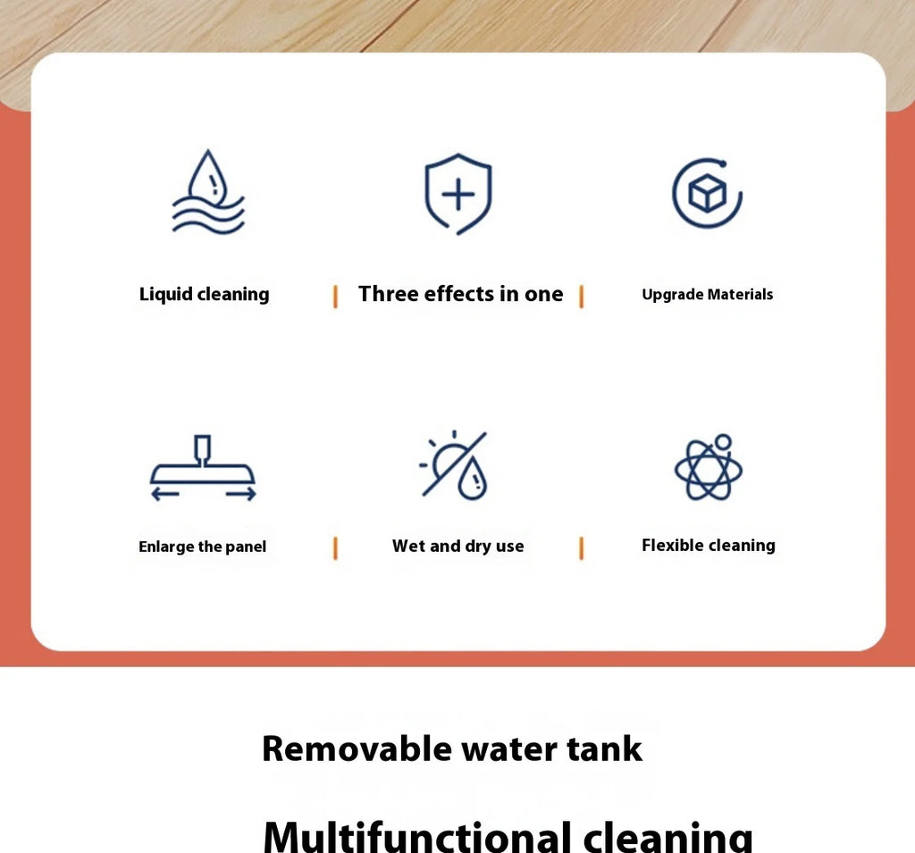 Mop Spray 360°: Limpeza Prática com Borrifador Integrado