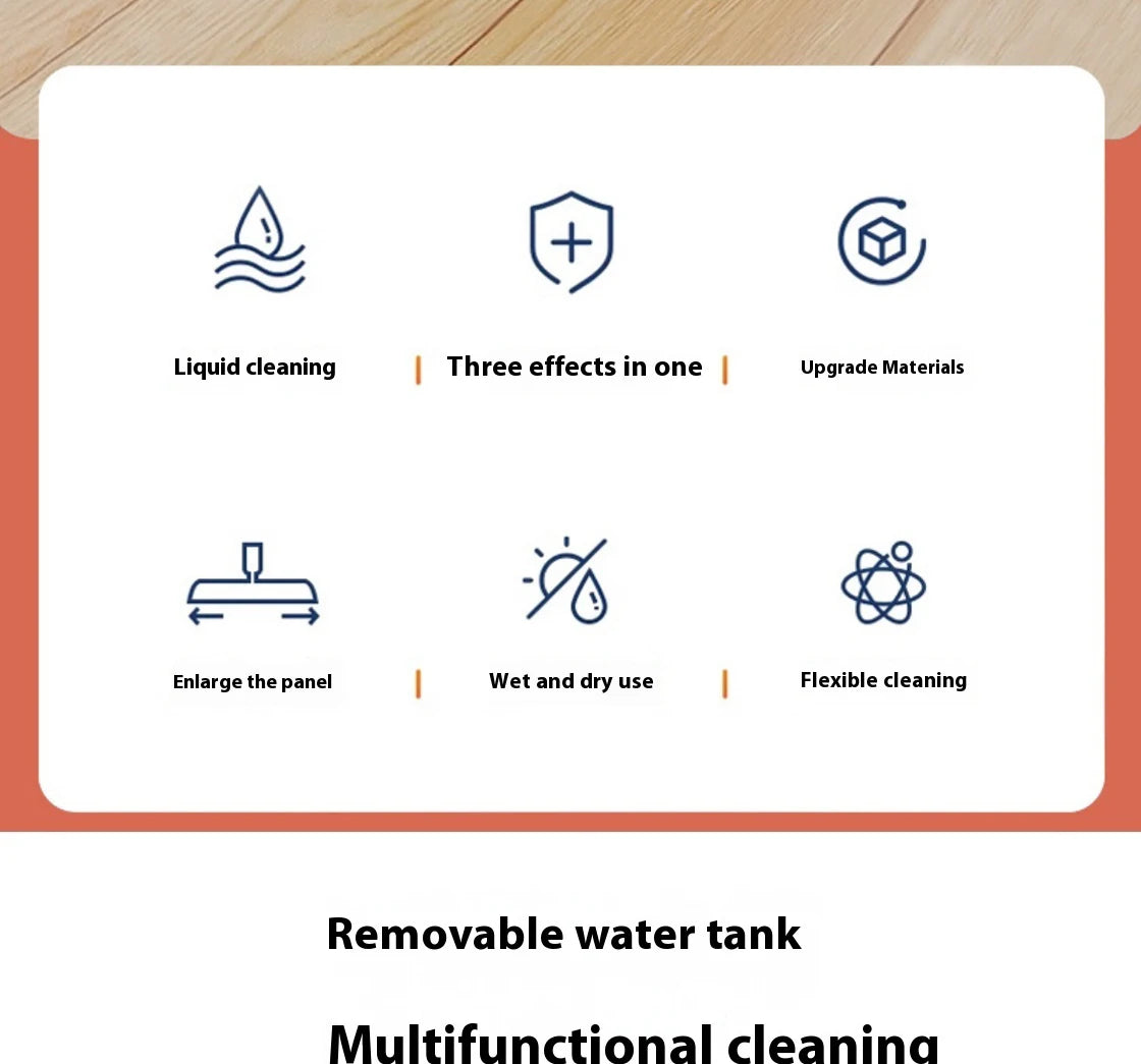 Mop Spray 360°: Limpeza Prática com Borrifador Integrado