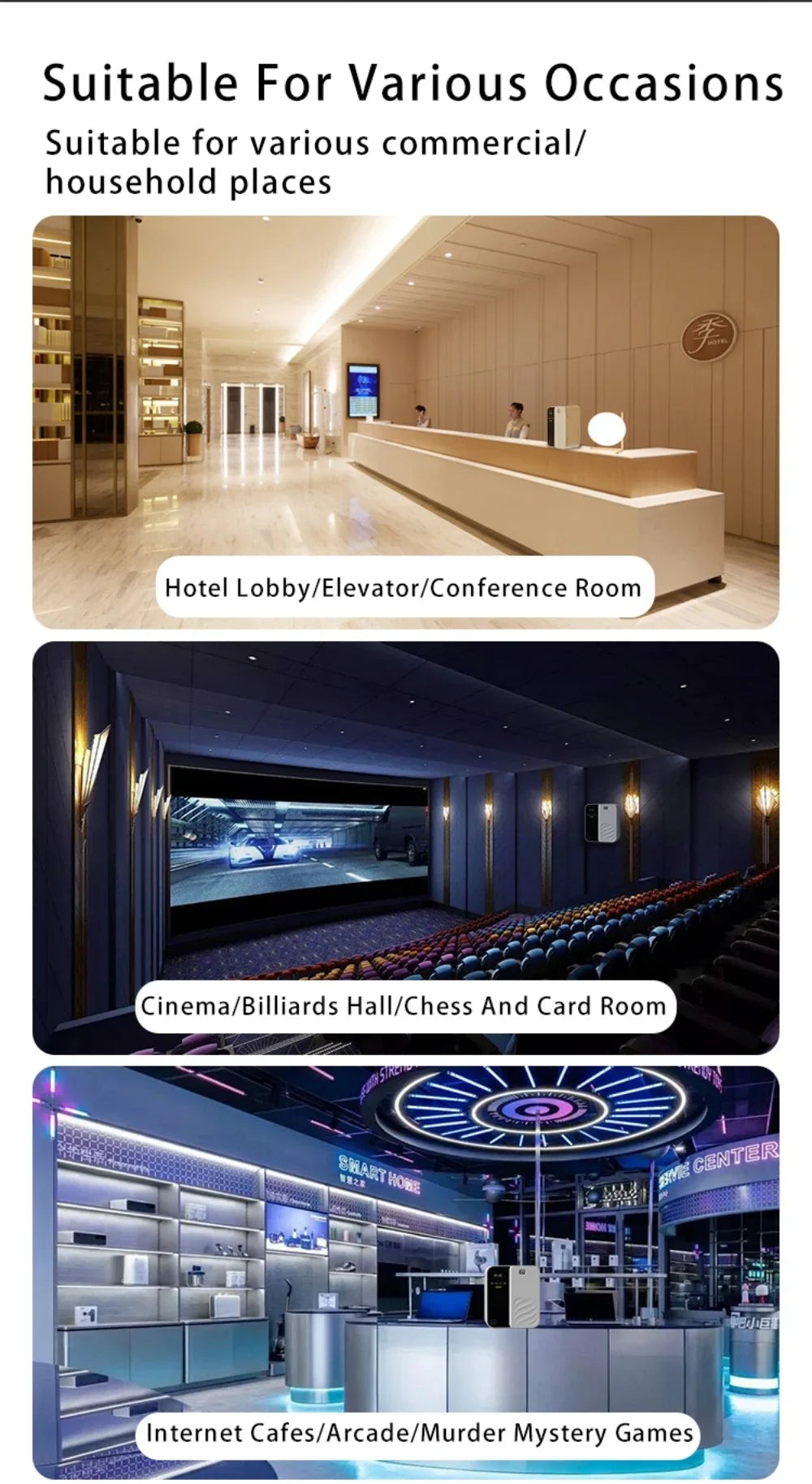 Difusor de Aromas Ultrassônico Inteligente 500ml (Controle via App)