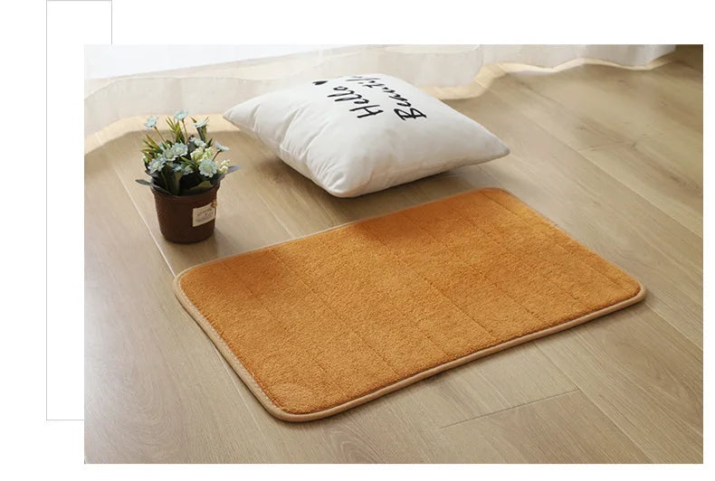 Tapete de Banheiro Macio Espuma de Memória (Alta Absorção)