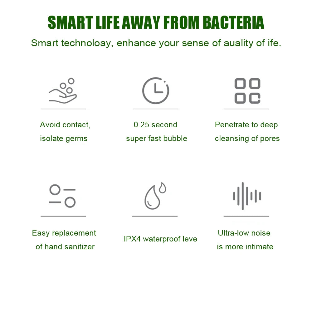 Porta Sabonete de Espuma Automático com Sensor 450ml (Várias Cores)