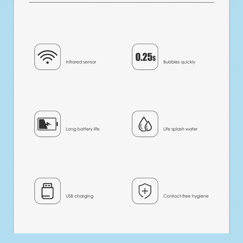 Dispenser de Sabonete em Espuma com Sensor Inteligente 350ml