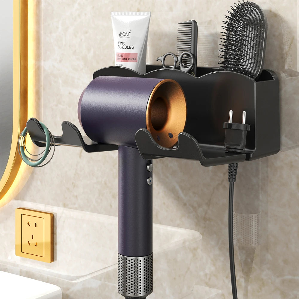 Suporte de Parede para Secador de Cabelo