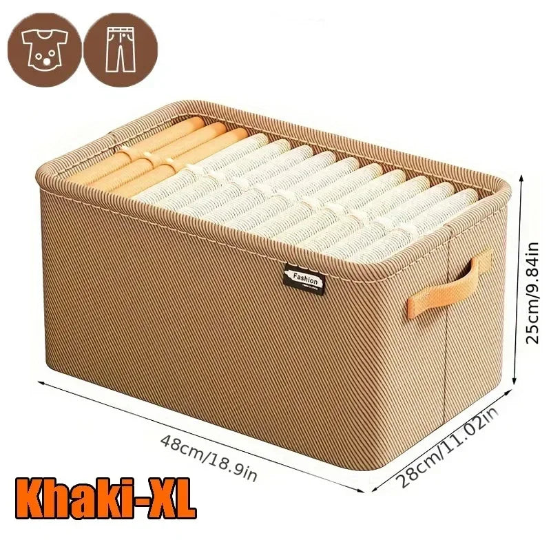 Kit Organizador de Gavetas Dobrável para Organizar Guarda-Roupa e Closet