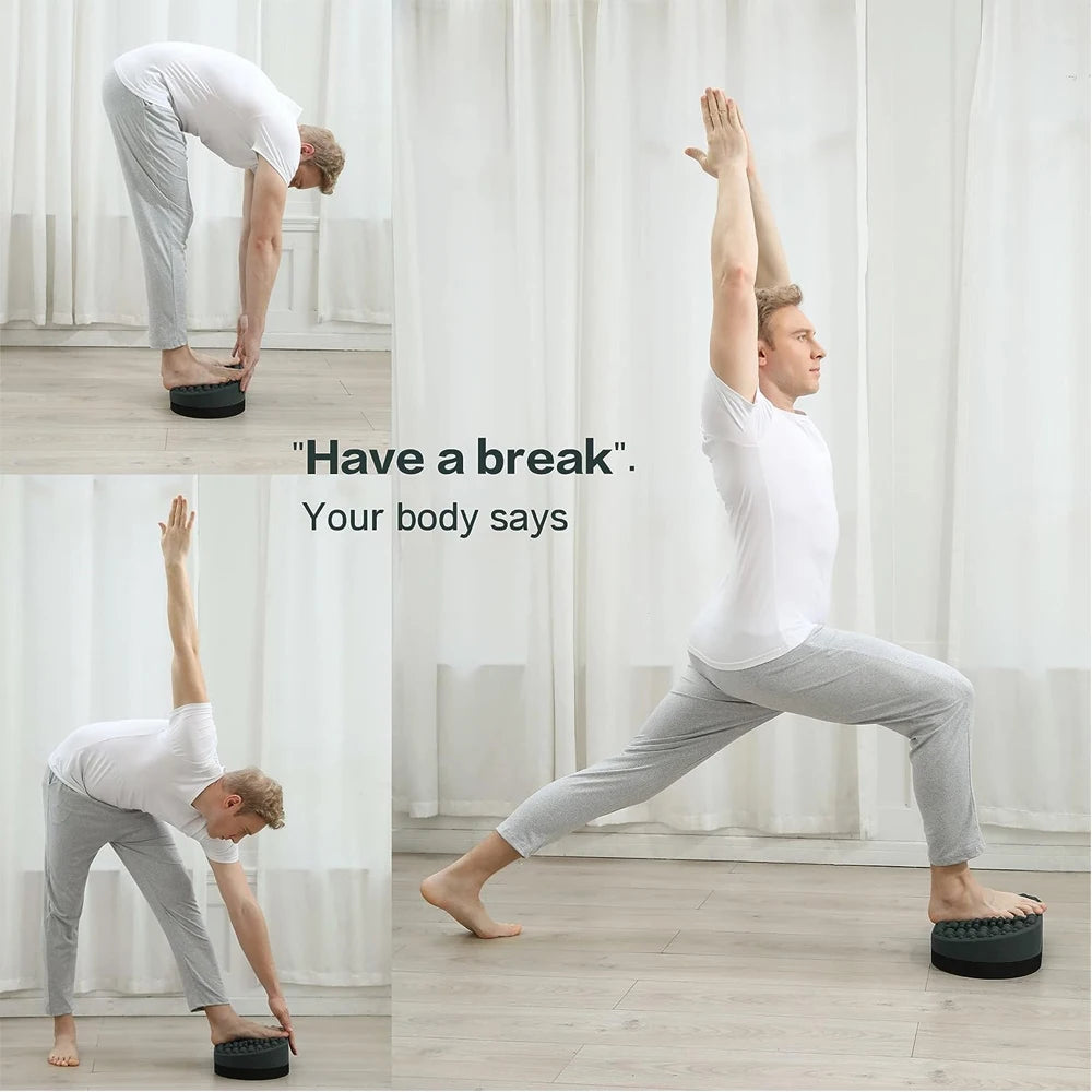 Apoio Ergonômico para Escritório com Superfície Massageadora de Silicone