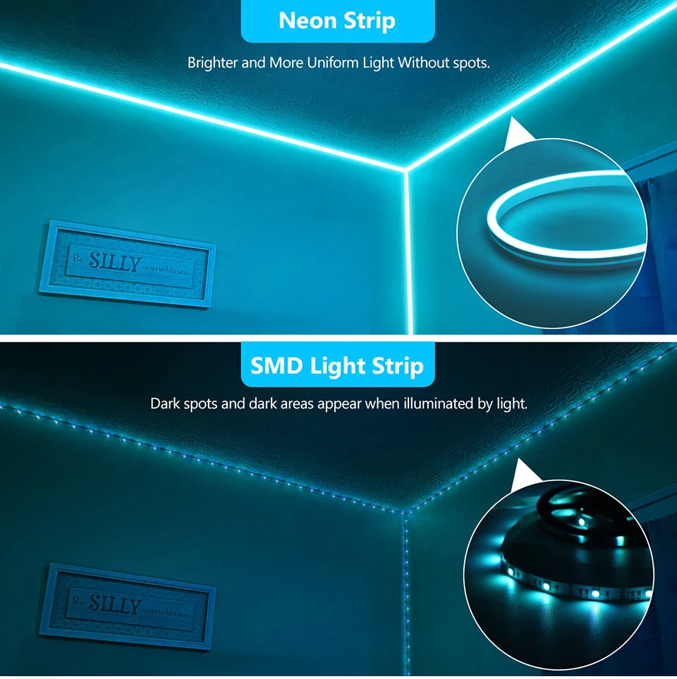 Fita LED COB RGB Wifi Inteligente Tuya/Smart Life (5V USB)