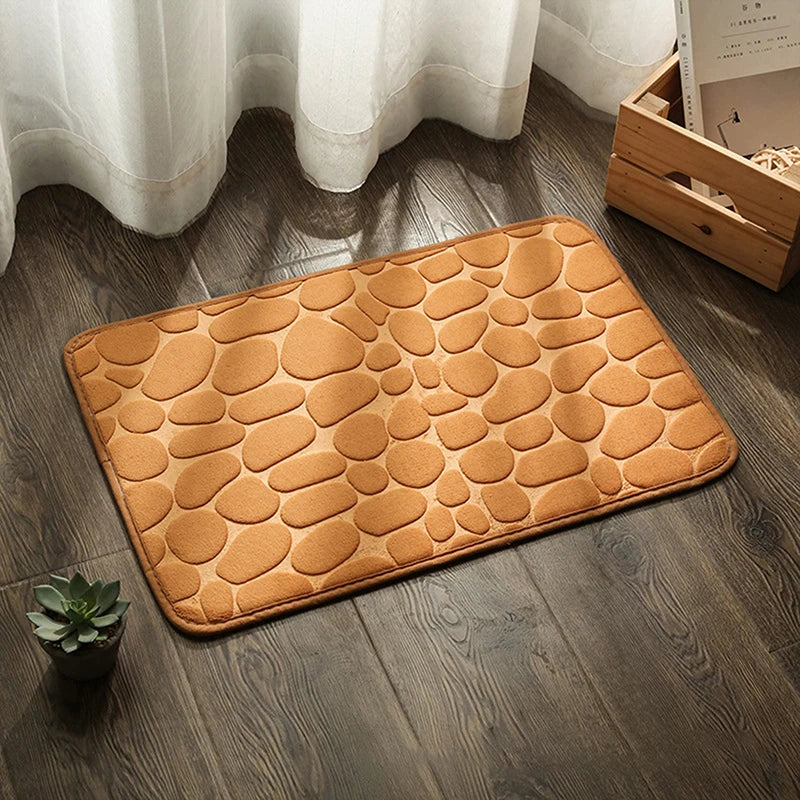 Tapete de Banheiro Super Absorvente Antiderrapante (Lã Coral)