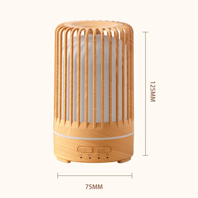 Aromatizador de Ambiente USB com 7 Cores de LED e Timer