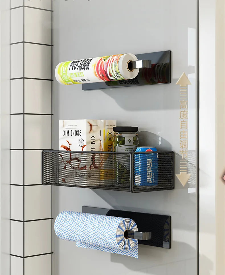 Cesta Organizadora Magnética para Lateral de Geladeira