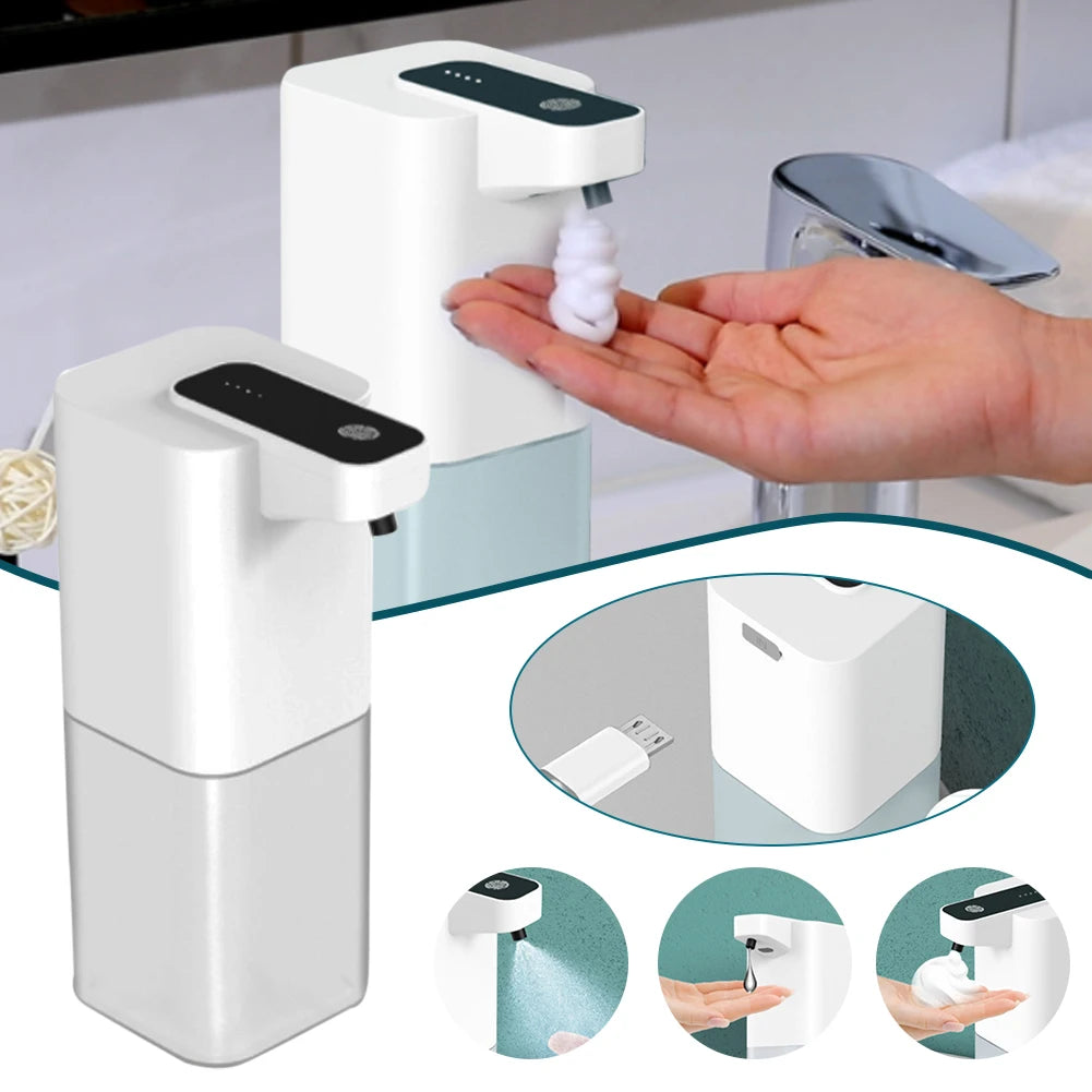 Dispenser Inteligente 3 em 1 (Espuma/Gel/Spray) com Sensor USB