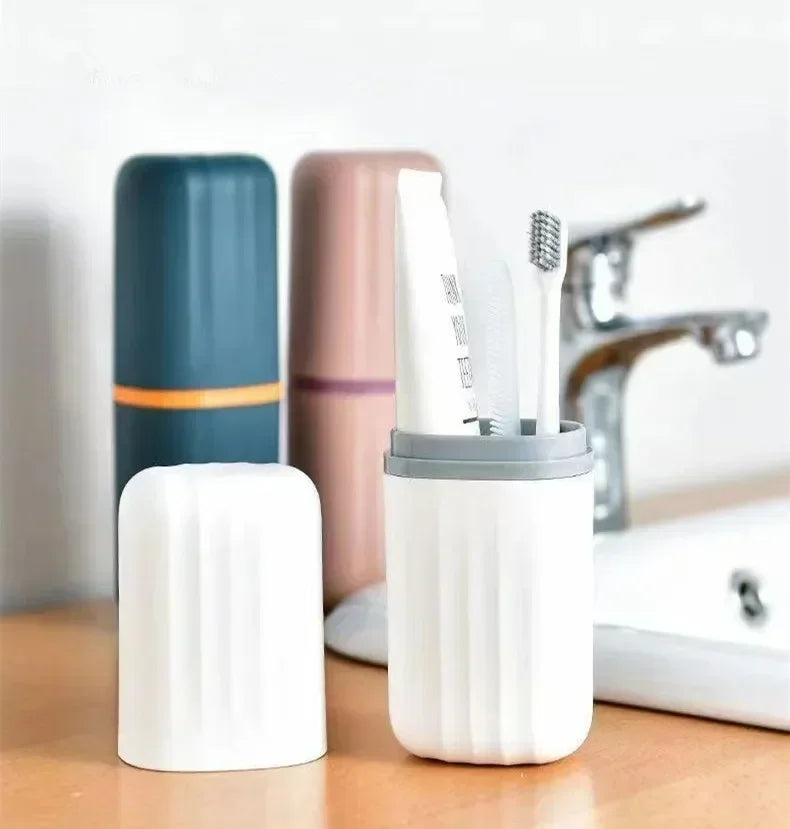 Estojo Porta Escova de Dente Portátil para Viagem e Negócios